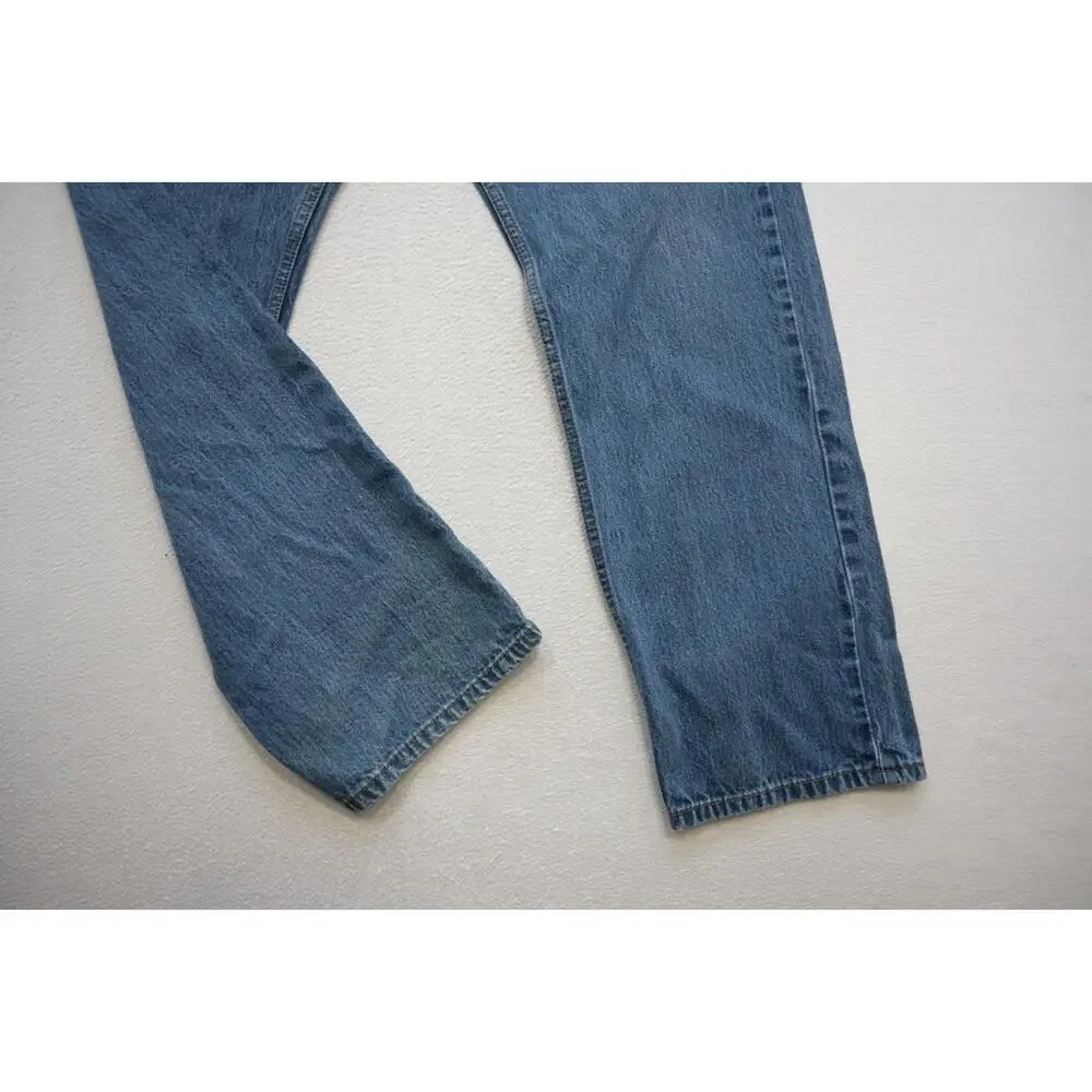 Levi's 505 Regular Fit Straight Rugged Denim Jeans Mens Size 38 x 31 Tag(40x32)‎